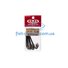 Vanfook Double Hooks DW-42 Stealth Black # 1/0 
