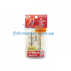 Крючки Vanfook тройные DT-38BLB Zero Black #12