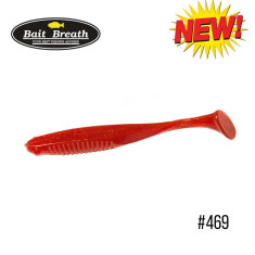 Bait Breath E.T.Shad 2.8" (8 pcs/pack) #469  Red / Tiny Gold