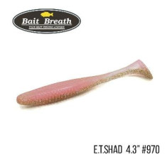 Bait Breath E.T.Shad 4.3" (6 pcs/pack) #970 Peach SHAD