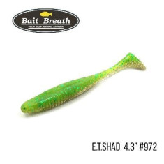 Bait Breath E.T.Shad 4.3" (6 pcs/pack) #972 Lime SHAD