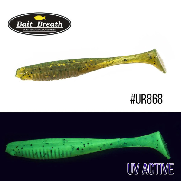Bait Breath E.T.Shad 5.3" (5 pcs/pack) #Ur868 Motoroil-EX