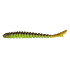 Silicone Bait Breath U30 Fish Tail Ringer 3.5 "(7pcs / pack) #931 Greenpumpkin/chart