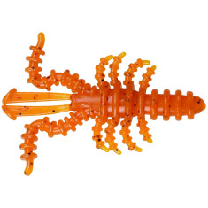 Silicone Bait Breath Saltwater Mosya 2" (10pcs / pack) #S152 Orange／red
