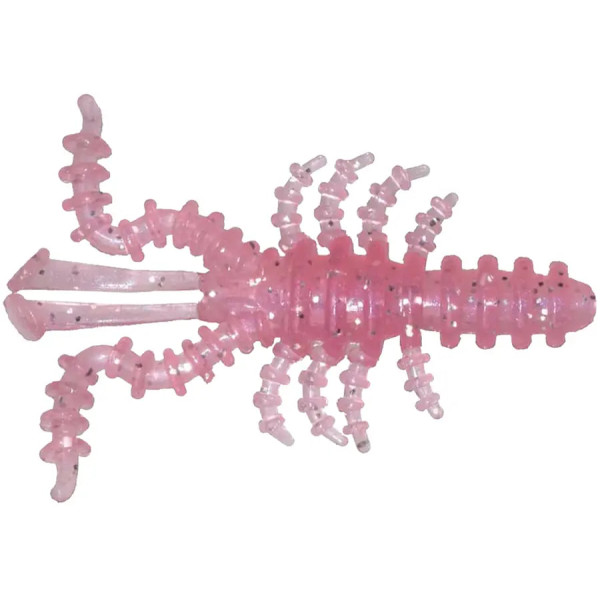 Silicone Bait Breath Saltwater Mosya 2" (10pcs / pack) #S849 Lively pink