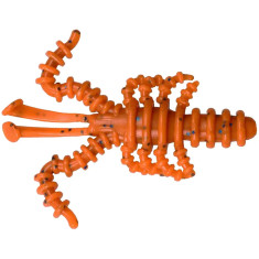 Silicone Bait Breath Saltwater Mosya 1.5" (14pcs / pack) #S850 Mad orange／blue