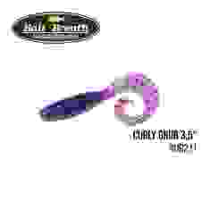 Силикон Bait Breath Curly Grub 3,5"(10шт/упак.)#Ur211