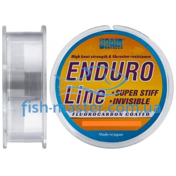 Леска Brain Enduro 50 m 0,143 mm #0.8, 1.64 kg, 3.6 lb, ц.: smoke