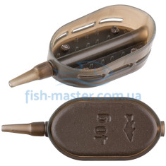 Кормушка Brain F1 Flat Feeder Boat 60g