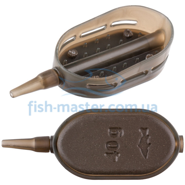 Кормушка Brain F1 Flat Feeder Boat 40g