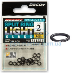 Decoy Split Ring 00, 12lb, 20 pcs
