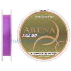Lanyard Favorite Arena PE 4x 100m (purple) # 0.3 / 0.09mm 6.5lb / 3kg Lanyard Favorite Arena PE 4x 100m (purple) # 0.3 / 0.09mm 6.5lb / 3kg