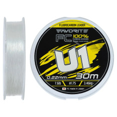 Флюорокарбон Favorite U1 FC 30m #2.5/0.26mm 10.1lb/4.58kg