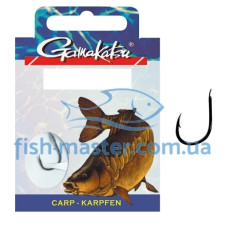 Hook Gamakatsu BKD-3320G Carp 75cm Gold # 8 10pcs 0.24mm