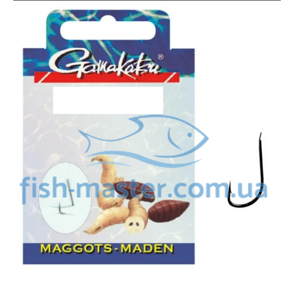 Крючок Gamakatsu BKS-1010B Maggots 45cm Bronze #18 10шт 0.10mm