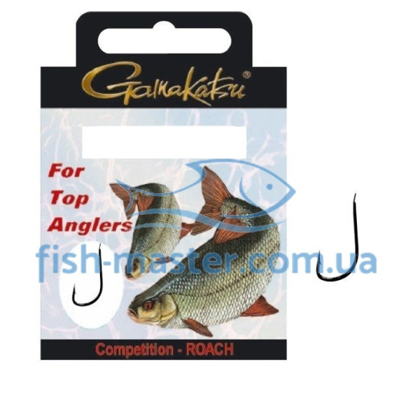 Крючок Gamakatsu BKS-1010R Roachn 22cm Competition Range Red #14 10шт