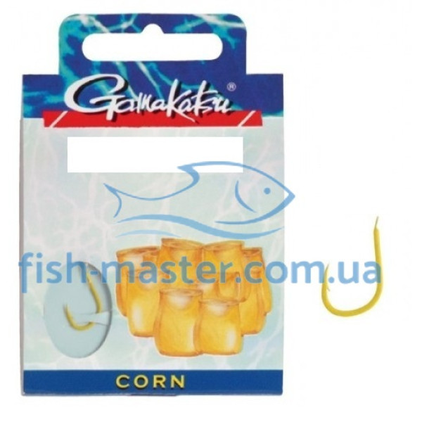 Крючок Gamakatsu BKS-1130G Corn 75cm Gold #8 10шт 0.20mm