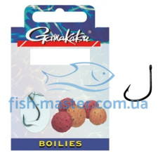 Hook Gamakatsu BKS-3513F Boilie 20cm Black # 1/0 2pcs 0.30mm 