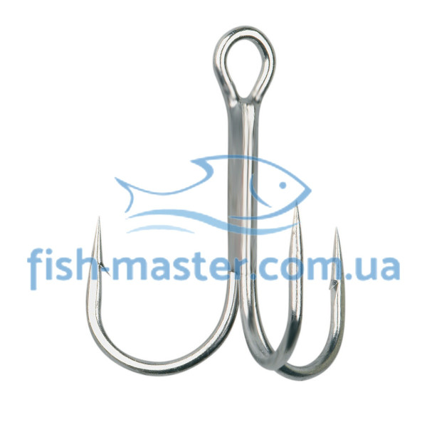 Крючок Gamakatsu тройной Treble 13N Nickel #1/0 10шт