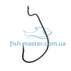 Offset hook Gamakatsu Worm 314 MB Black # 4 6pcs