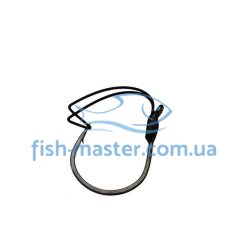 Hook Gamakatsu Worm 318 Wacky Weedless Black # 1 4pcs