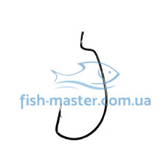 Offset hook Gamakatsu Worm 39 Black # 1 10pcs