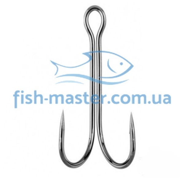 Крючок Gamakatsu двойник Double 22 Long Shank Black #1/0 6шт