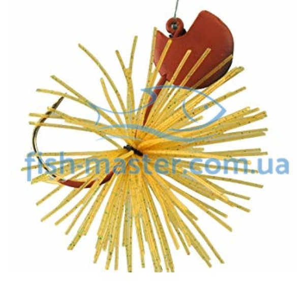 Крючок Gamakatsu Rubber Jig Wacky Head Root Beer 3.5g 2шт