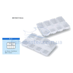 Box Meiho CLEAR CASE C-800ND c: transparent