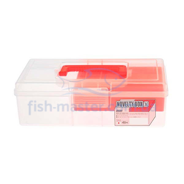 Коробка Meiho Noverty L red/clear