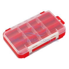 Box Meiho RUN GUN CASE 1010W-1 clear / red