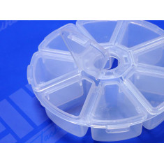 Box Meiho Pc-110 Ø110x28mm Clear