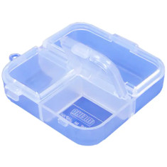 Box Meiho Square 3 case 66x66x18mm Clear