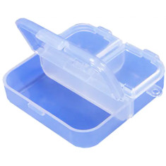 Box Meiho Square 3 case 66x66x18mm Clear