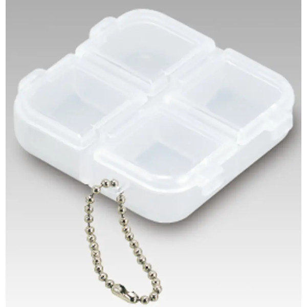 Коробка Meiho Square 4 case 66x66x18mm Clear