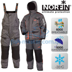 Зимний костюм Norfin Discovery Gray (-35°) XXL Зимний костюм Norfin Discovery Gray (-35°) XXL