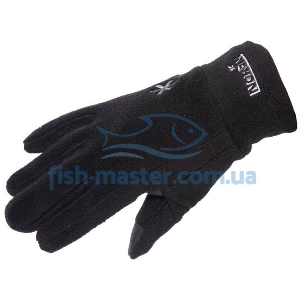 Перчатки флисовые с утеплителем Norfin Fleece Black Women L