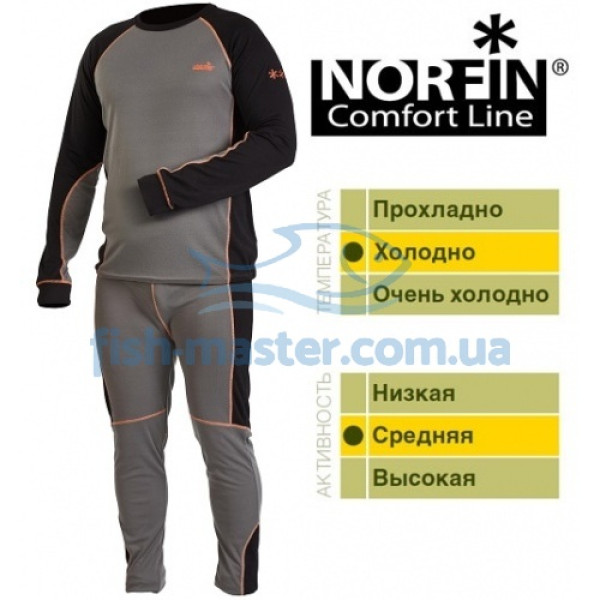 Термобелье Norfin Comfort Line (серое) XL Термобелье Norfin Comfort Line (серое) XL