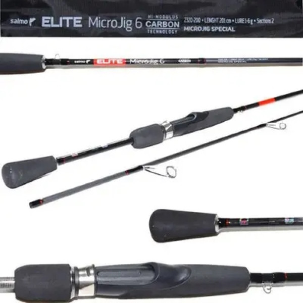 Удилище спиннинговое Salmo Elite MICRO JIG 6 1-6g 2m (2320-200)