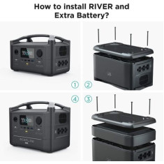 Додаткова батарея EcoFlow RIVER Extra Battery (288 Вт·год) Додаткова батарея EcoFlow RIVER Extra Battery (288 Вт·год)