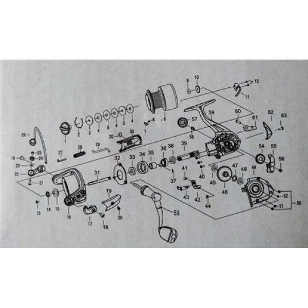 Катушка Lucky John PROGRESS SPIN 8 3000FD (LJ-2030FD)