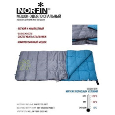 Мешок-одеяло спальный Norfin Alpine Comfort 250 Right (NFL-30237)