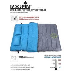 Мешок-одеяло спальный Norfin Alpine Comfort Double 250 (NFL-30240)