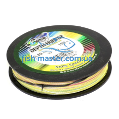 Шнур Power Pro Depth-Hunter (Multi Color) 150m 0.10mm 11lb/5.0kg Шнур Power Pro Depth-Hunter (Multi Color) 150m 0.10mm 11lb/5.0kg