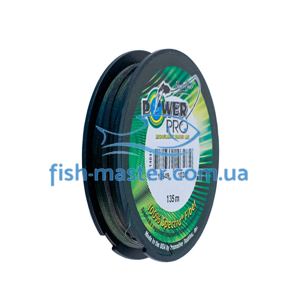 Шнур Power Pro 135m Moss Green 0.06mm 3kg/6.5lb