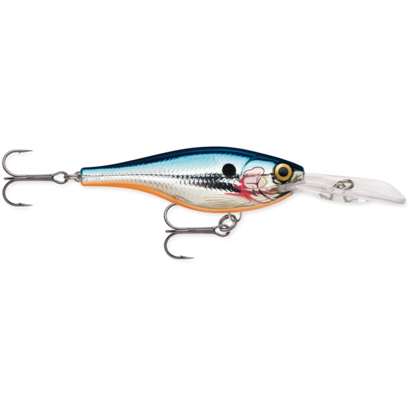 Воблер Rapala Shad Rap Suspend 70mm 12g 2.1-4.5m #SB