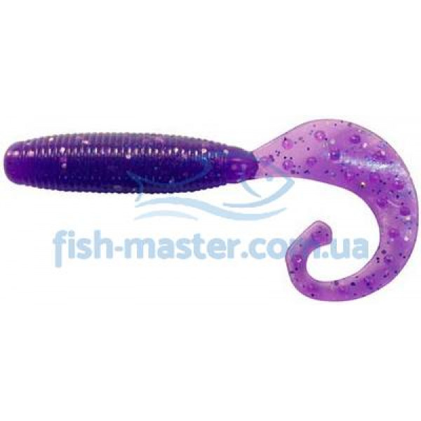 Силікон Reins Fat G-Tail Grub 3" 567 Lilac Silver & Blue Flake (12 шт/уп.)