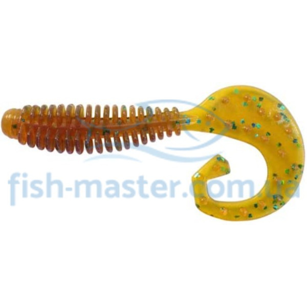 Силикон Reins G TAIL GRUB 3" 565 Motor Oil Green Flake 12шт