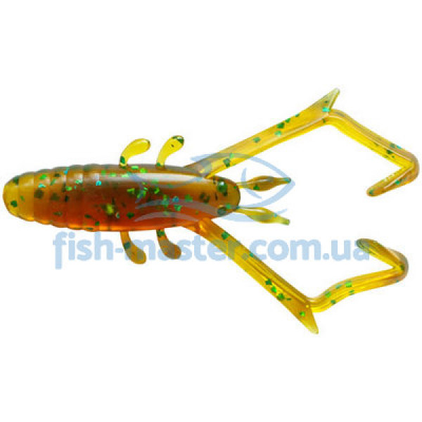 Силикон Reins DELTA SHRIMP 565 Motor oil green flake 12 шт			