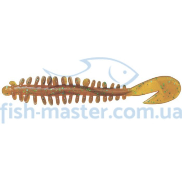 Силикон Reins ROCKVIBE GRUB 4" 565 Motor oil green flake 8 шт